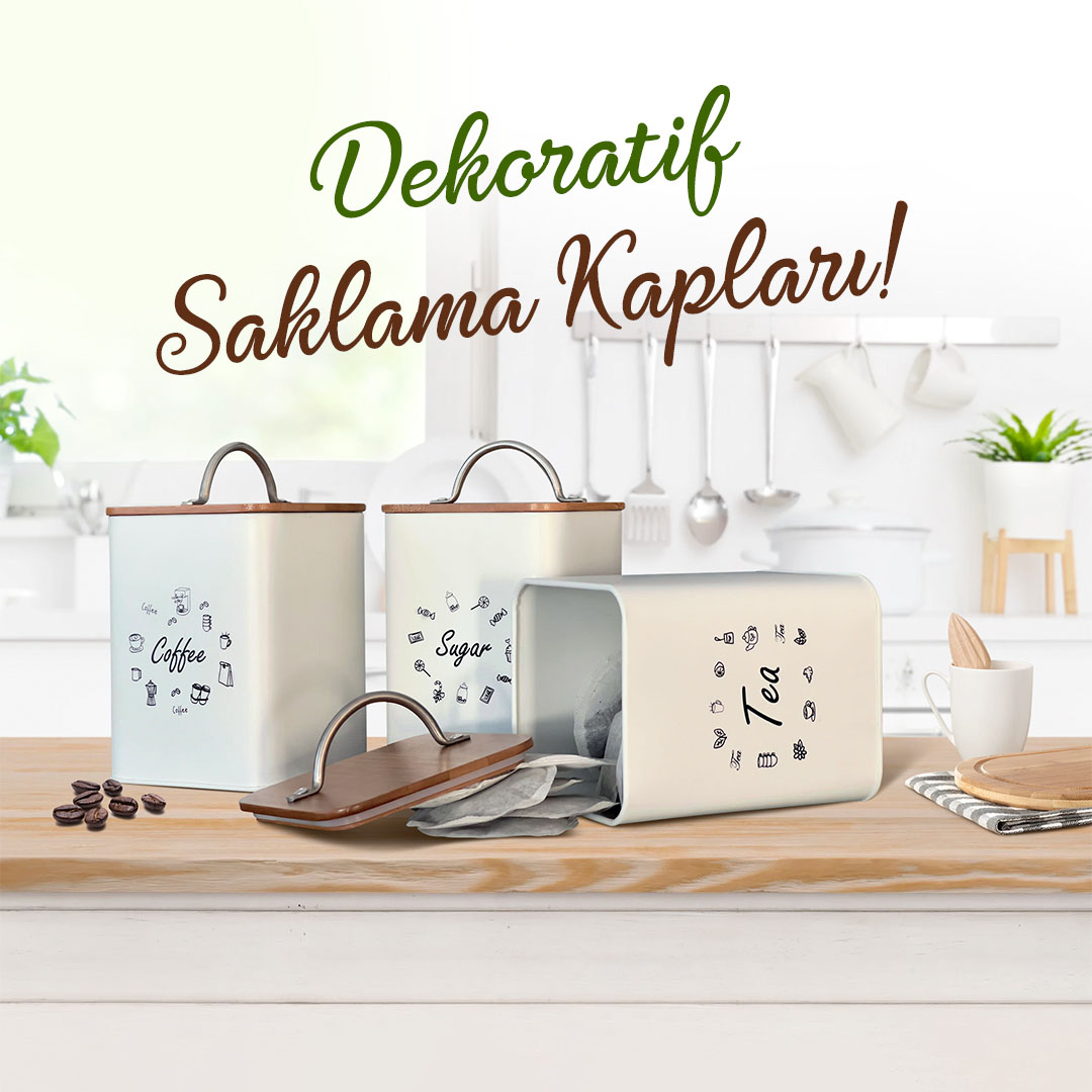 dekoratif saklama kapları instagram postu tasarımı