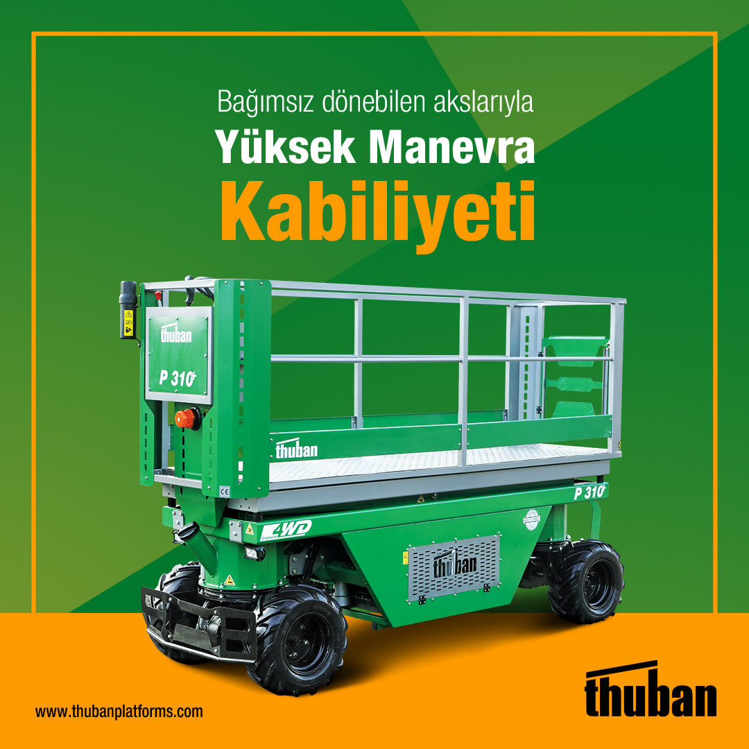 iş makineleri instagram postu tasarımı