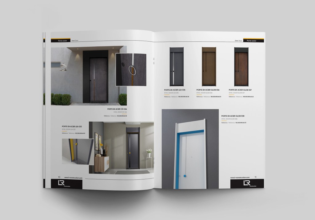 Katalog iç sayfa tasarımları