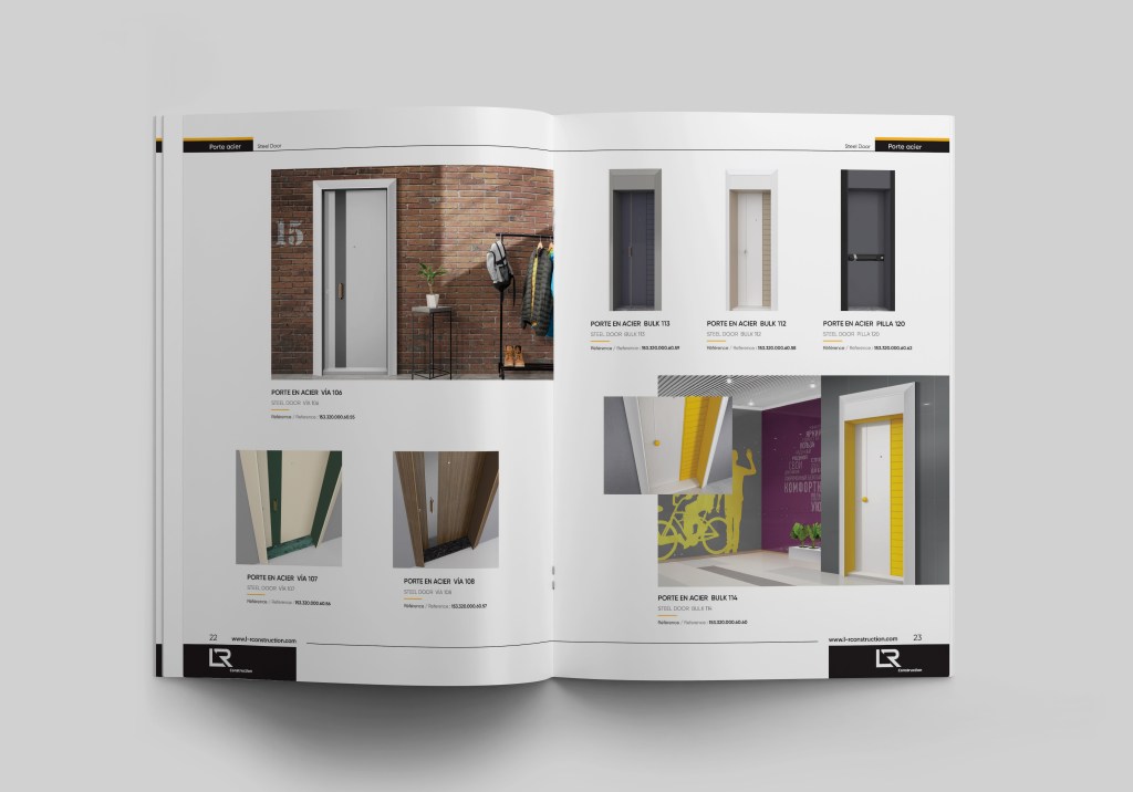 Katalog iç sayfa tasarımları