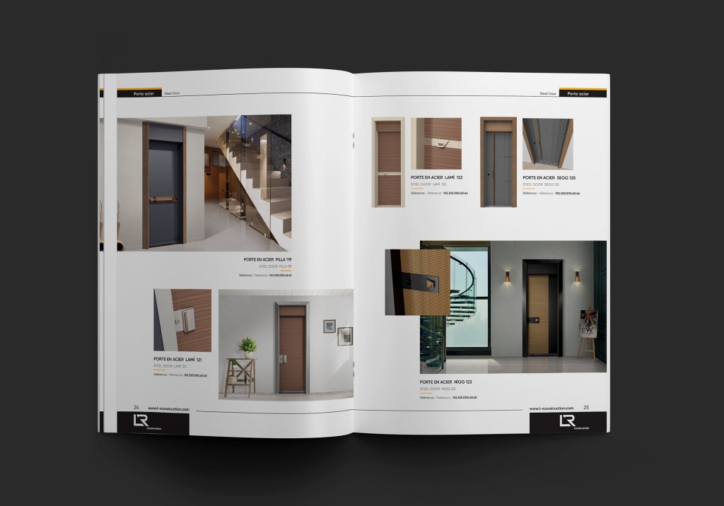 Katalog iç sayfa tasarımları