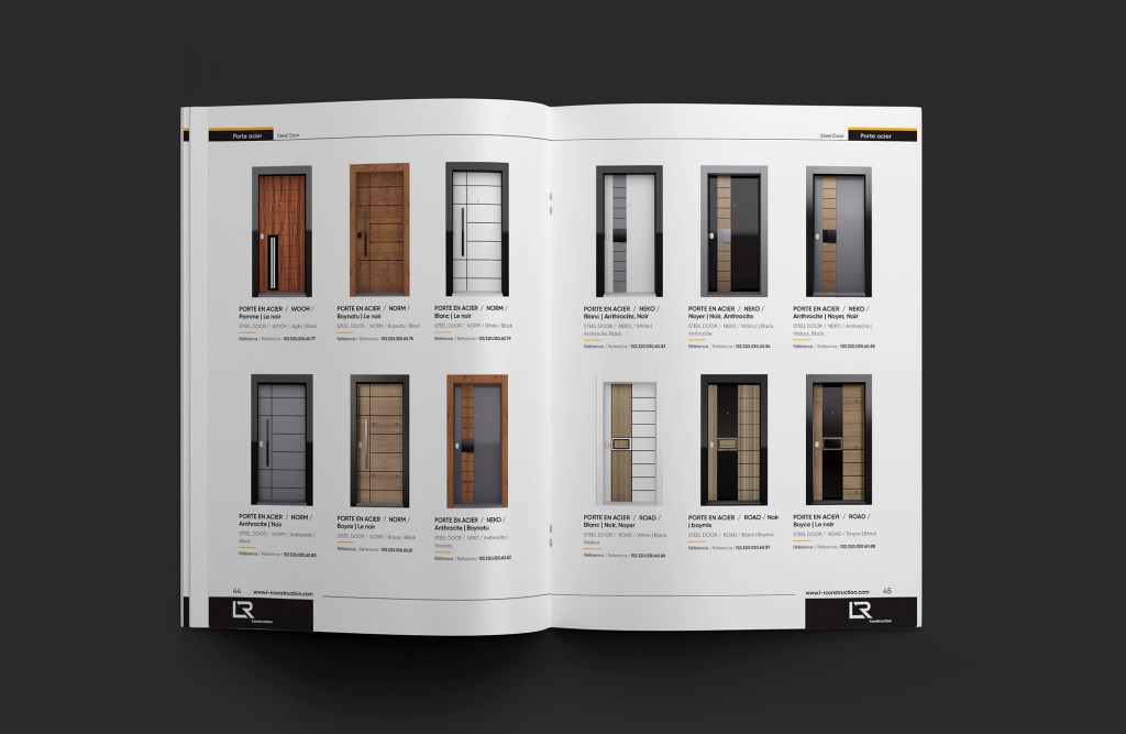 Katalog iç sayfa tasarımları