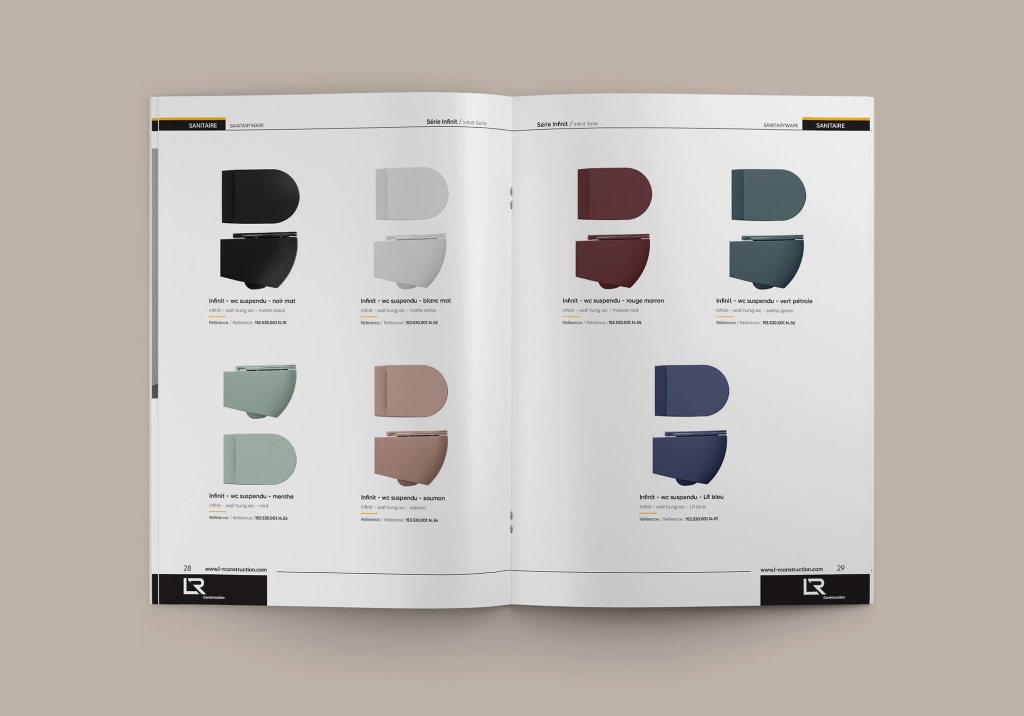 Katalog iç sayfa tasarımları