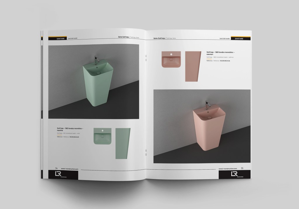 Katalog iç sayfa tasarımları