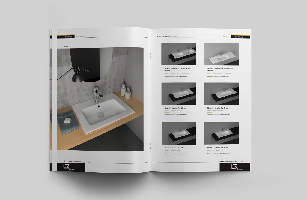 Katalog iç sayfa tasarımları