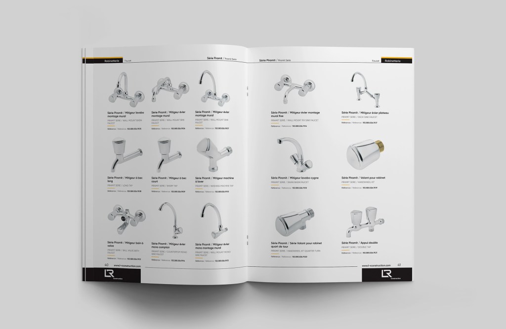 Katalog iç sayfa tasarımları