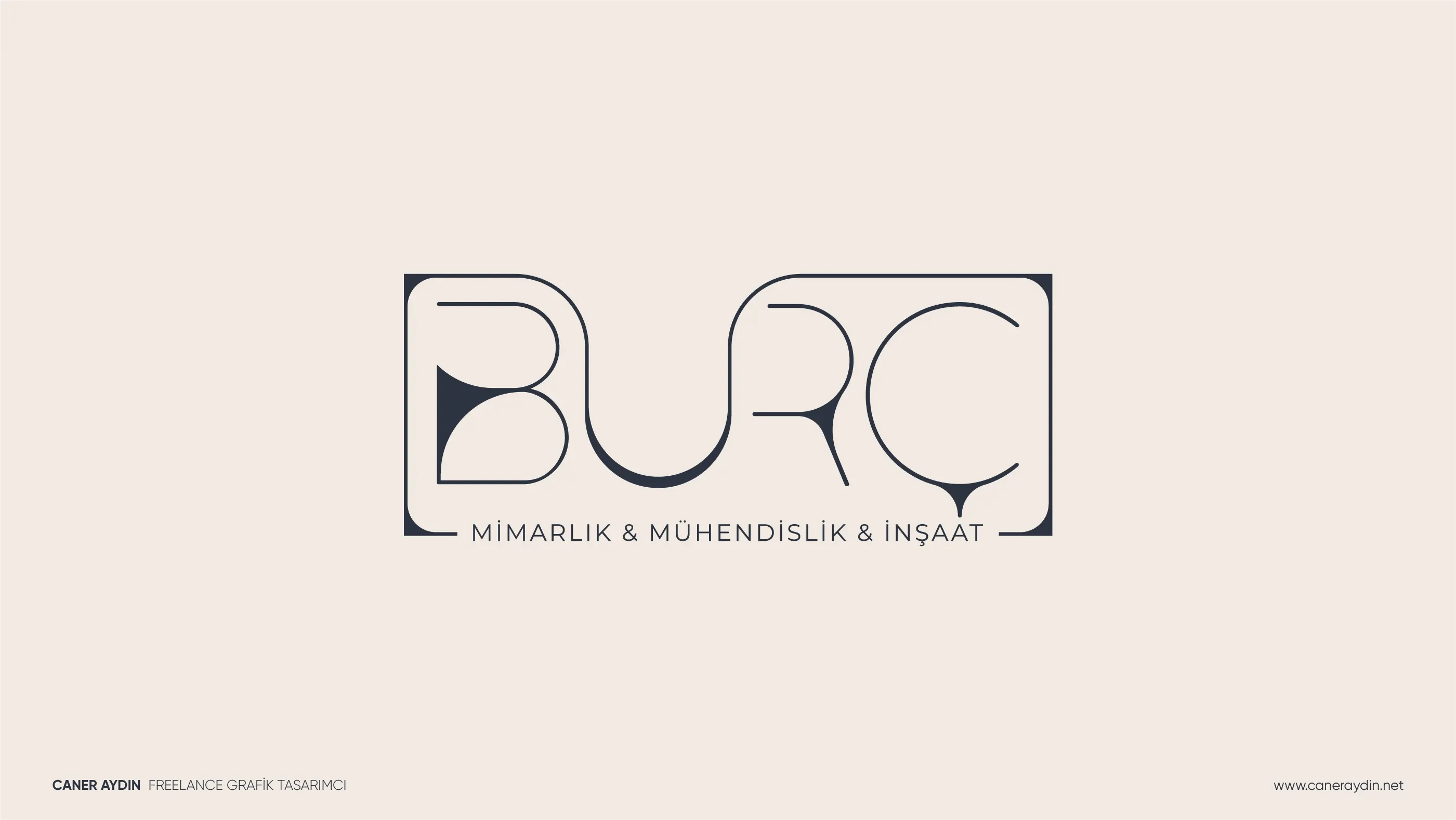 Burç Mimarlık için hazırlanan logo tasarımı