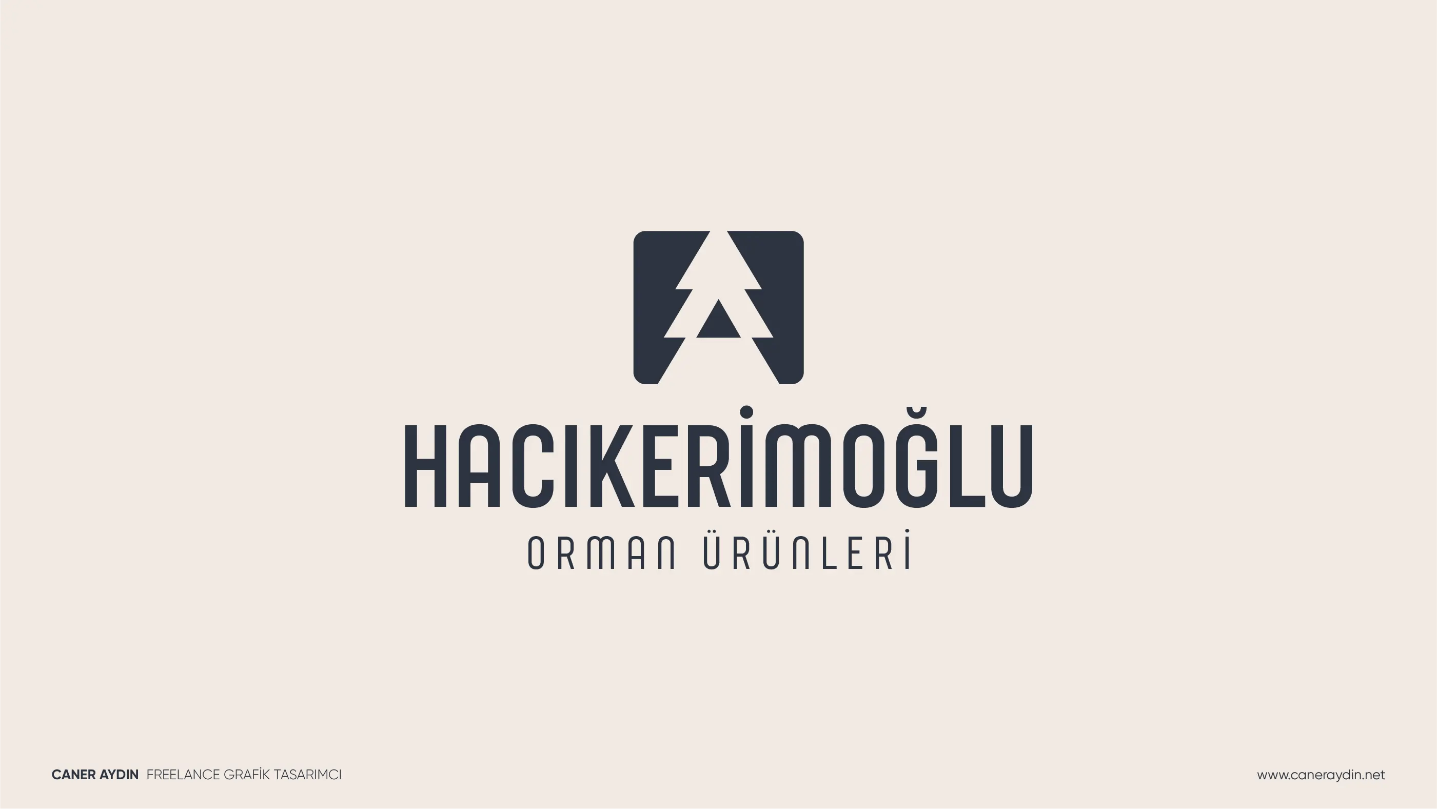Hacıkerimoğlu Orman Ürünleri için hazırlanan logo tasarımı