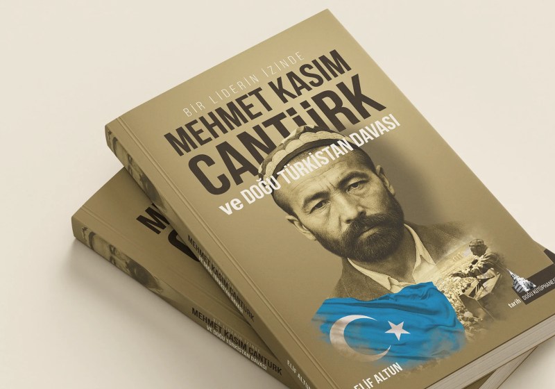 Mehmet Kasım Cantürk ve Doğu Türkistan Davası kitap kapak tasarımı