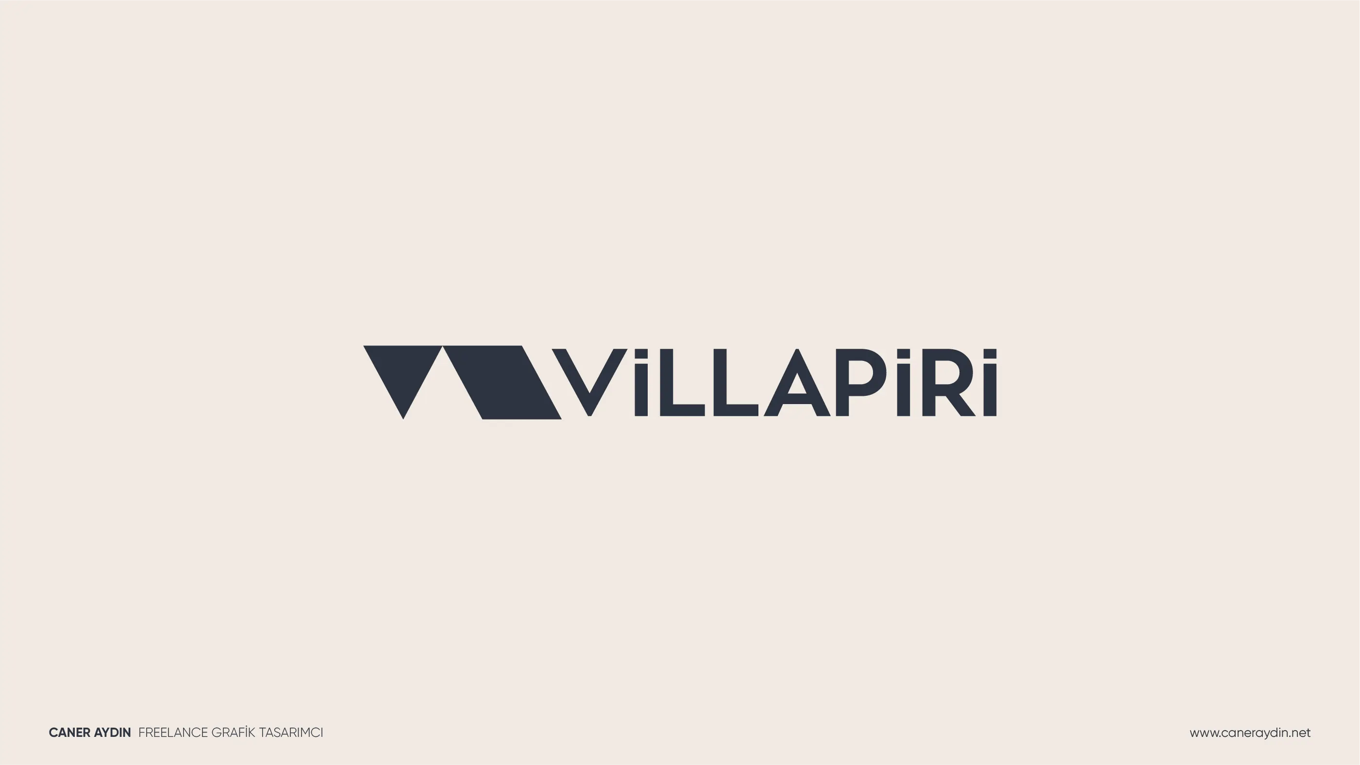 VillaPiri markası için hazırlanan inşaat ve gayrimenkul logo tasarımı