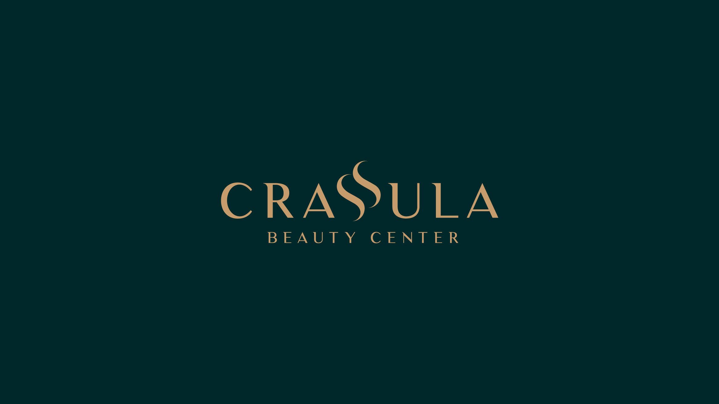 Crassula Beauty Center güzellik merkezi için hazırlanan özgün logo tasarımı