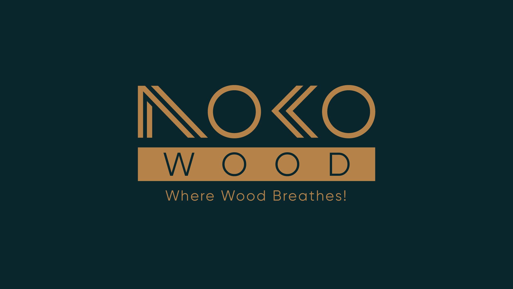 NOKO WOOD ahşap ürünleri markası için hazırlanan logo tasarımı